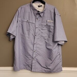 Habit Blue Casual Button Down Shirt